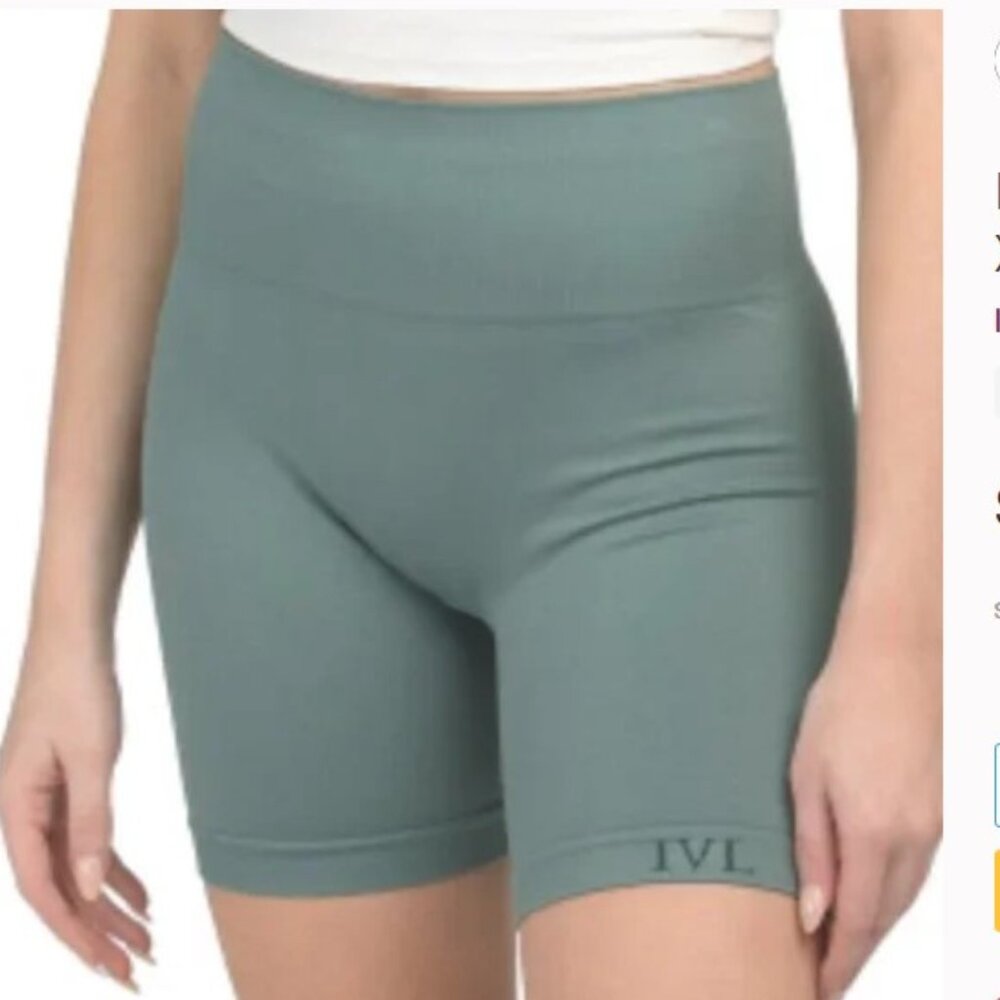*NEW* IVL Collective Seamless Biker Shorts, Sage Green, Size XS/S